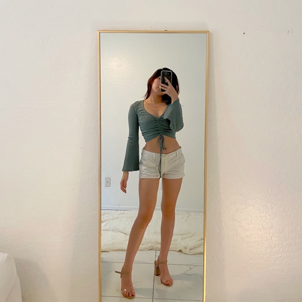 Tiffany Ruched Crop Top